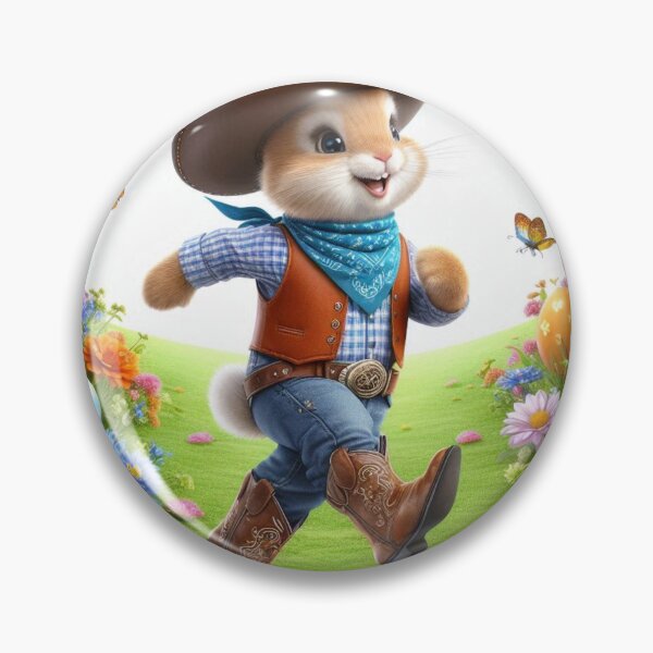 Item preview, Happy Easter Cowboy Bunny  designed and sold by Andyt.