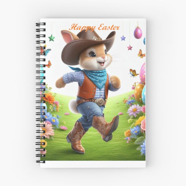 Item preview, Happy Easter Cowboy Bunny  designed and sold by Andyt.
