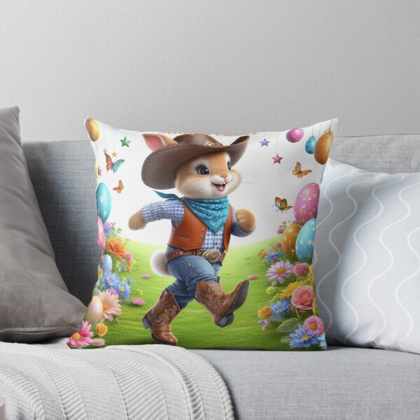 Item preview, Happy Easter Cowboy Bunny  designed and sold by Andyt.