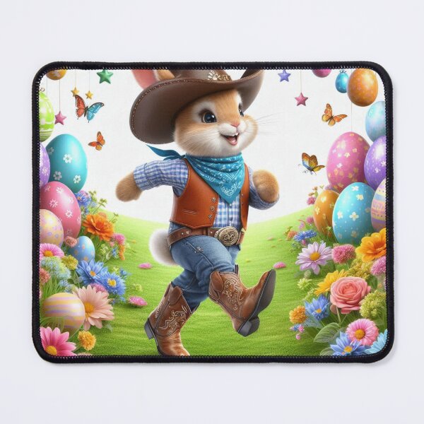Item preview, Happy Easter Cowboy Bunny  designed and sold by Andyt.