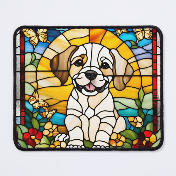 Item preview, Stained Glass Puppy designed and sold by emilykang.