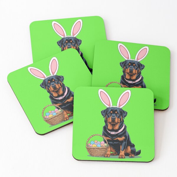 Item preview, Easter Rottweiler Dog designed and sold by EstelleStar.
