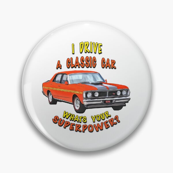 Item preview, Falcon GT - I DRIVE A CLASSIC CAR, whats your SuperPower? designed and sold by Michael van der Hoorn.