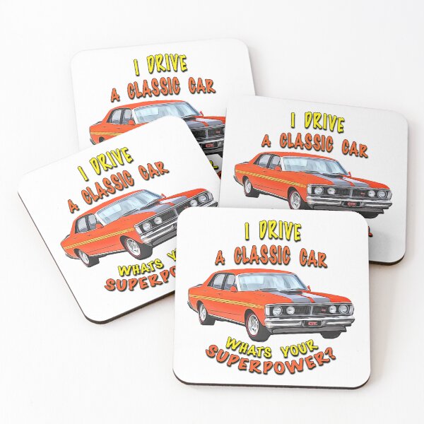 Item preview, Falcon GT - I DRIVE A CLASSIC CAR, whats your SuperPower? designed and sold by Michael van der Hoorn.