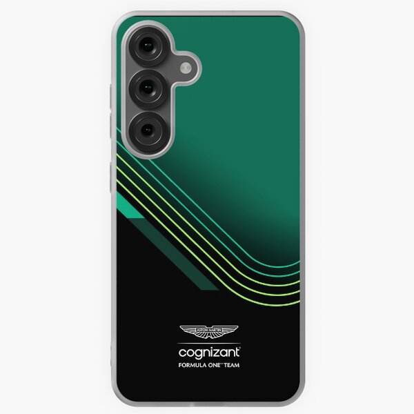 Vista previa del artículo con la obra «Arte degradado de carreras Aston Martin 2025: diseño esmeralda y lima | Patrón de velocidad y estética del automovilismo», diseñado y vendido por Studio F1Grid.