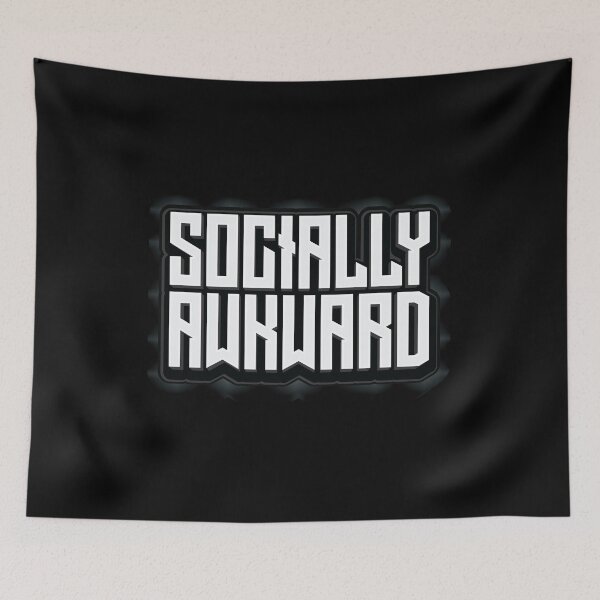 Item preview, Socially Awkward - Funny Introvert  designed and sold by Whimsical  Thinker.