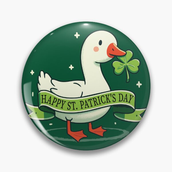 Item preview, Happy St. Patrick's Day Funny Goose Style  designed and sold by Scaryzz.