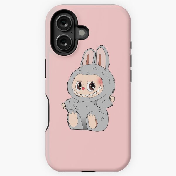 Vista previa del artículo con la obra «Labubu - Gris», diseñado y vendido por StickerWey.