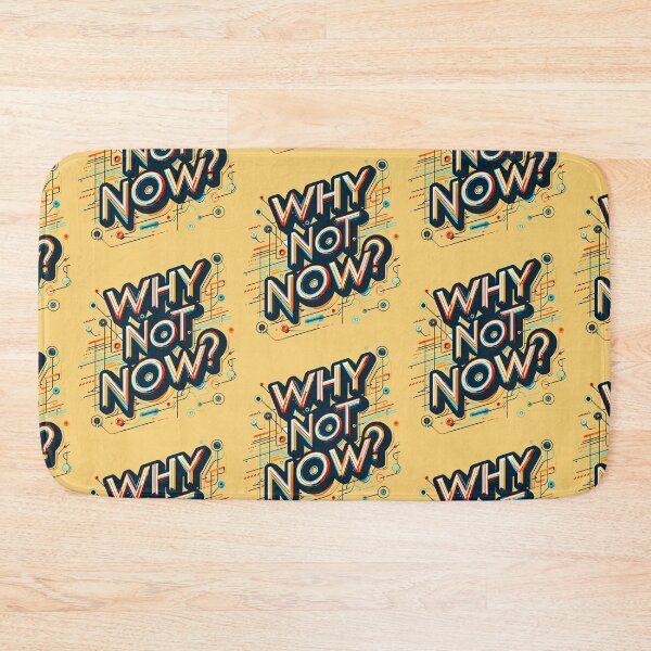 Item preview, Why not now, typography designed and sold by maxmaj.