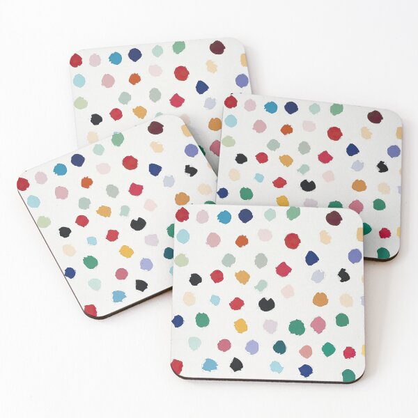 Item preview, Polkadots Abstract Dots White Colorful Colorful Minimal Simple designed and sold by ArtHouseNiklas.