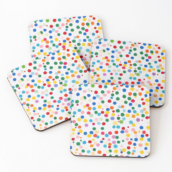 Item preview, Polkadots Abstract Dots White Colorful Colorful Minimal Simple designed and sold by ArtHouseNiklas.