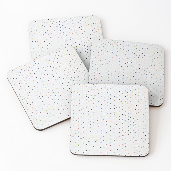 Item preview, Polkadots Abstract Dots White Colorful Colorful Minimal Simple designed and sold by ArtHouseNiklas.