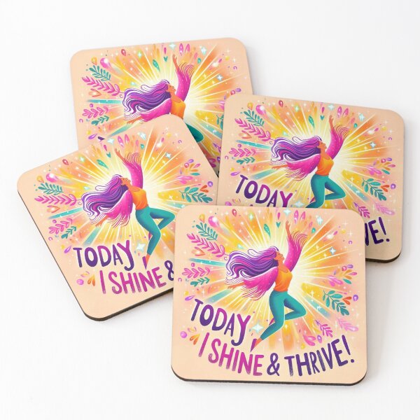 Item preview, "Radiant Joyful Affirmation Illustration" designed and sold by Sneh024.