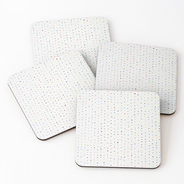 Item preview, Polkadots Abstract Dots White Colorful Colorful Minimal Simple designed and sold by ArtHouseNiklas.