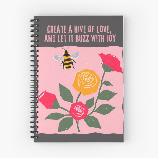 Item preview, Create a Hive of Love – Romantic Floral Bee Art designed and sold by Beemyguest.