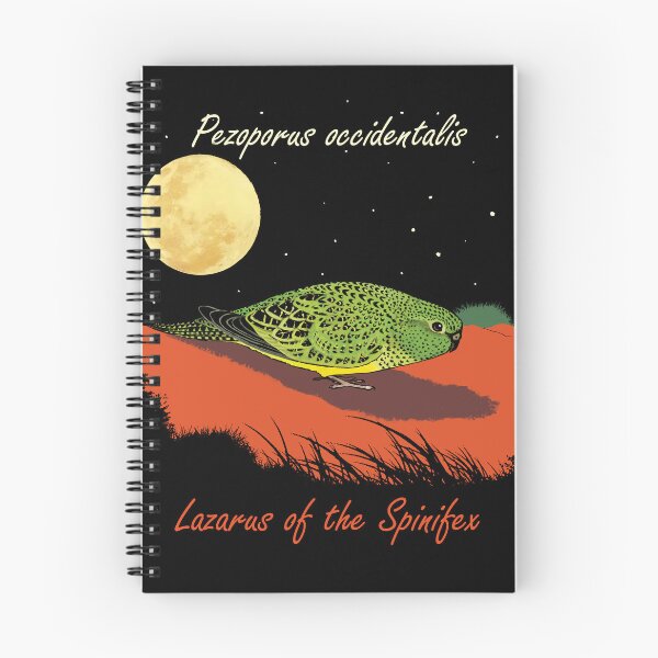 Item preview, Night Parrot, Pezoporus occidentalis, Lazarus of the Spinifex. designed and sold by NinGaui.