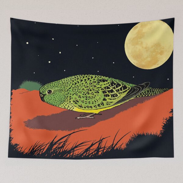 Item preview, Night Parrot, Pezoporus occidentalis, Lazarus of the Spinifex. designed and sold by NinGaui.