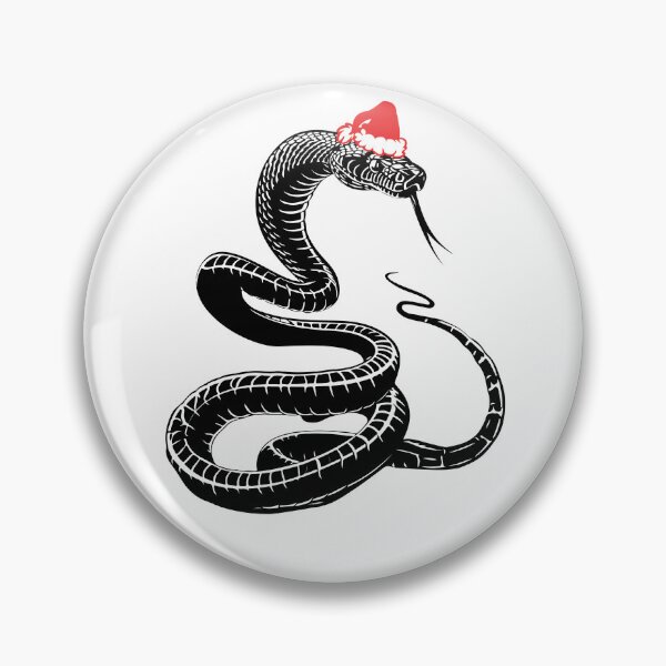 Item preview, Festive Python in Santa Hat designed and sold by JollyCritters.