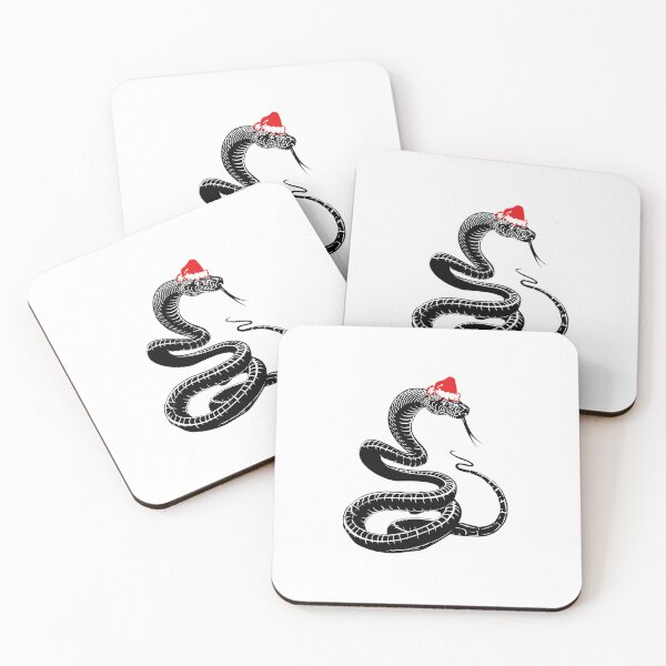 Item preview, Festive Python in Santa Hat designed and sold by JollyCritters.