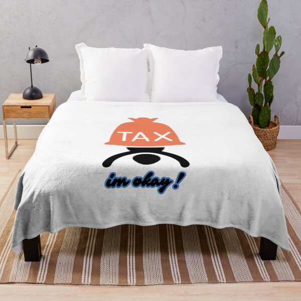 Item preview, I'm Okay! (Totally Not Crushed by Taxes)" | Funny Sarcastic Taxpayer Design designed and sold by MOTAS FASHION .
