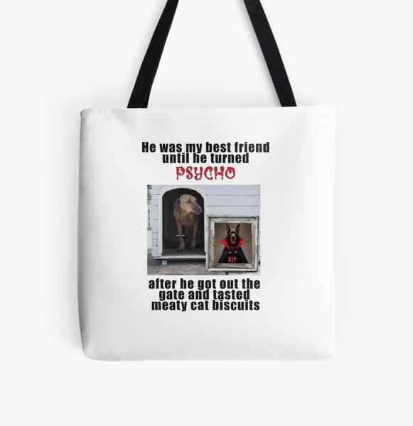 Item preview, Dog turns psycho after eating meat tshirt designed and sold by FunscapeHQ.