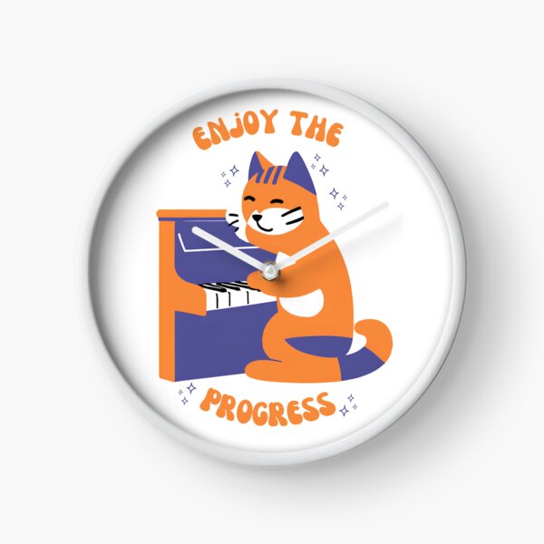 Item preview, Enjoy the progress - cat designed and sold by Camls.