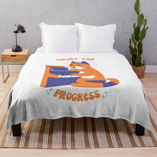 Item preview, Enjoy the progress - cat designed and sold by Camls.
