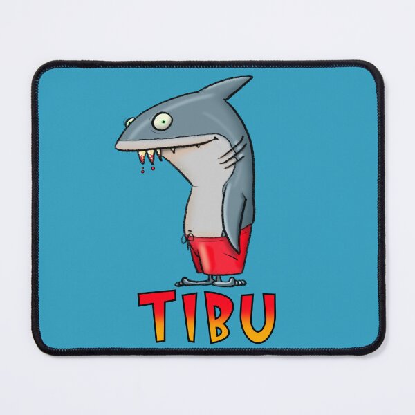 Item preview, Tibu the Funky Shark designed and sold by rafaellagoart.