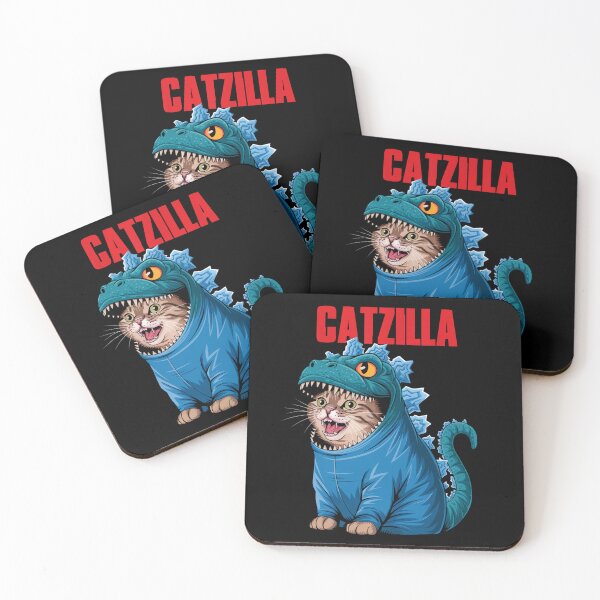 Item preview,  Catzilla Cosplay - Cute Cat in Blue Monster Costume designed and sold by Damcoc.