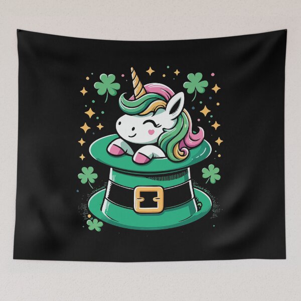 Item preview, Irish Magical Unicorn - St. Patrick's Day designed and sold by Scaryzz.