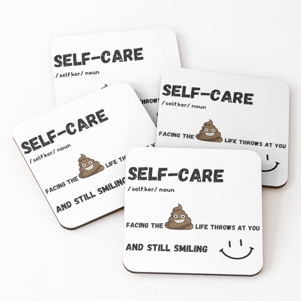 Item preview, Self-Care with a smile designed and sold by WittyAdult.
