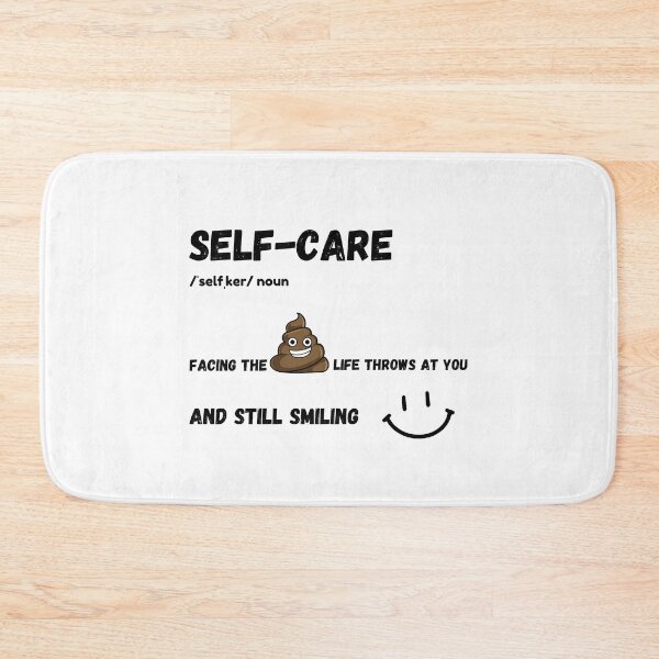 Item preview, Self-Care with a smile designed and sold by WittyAdult.