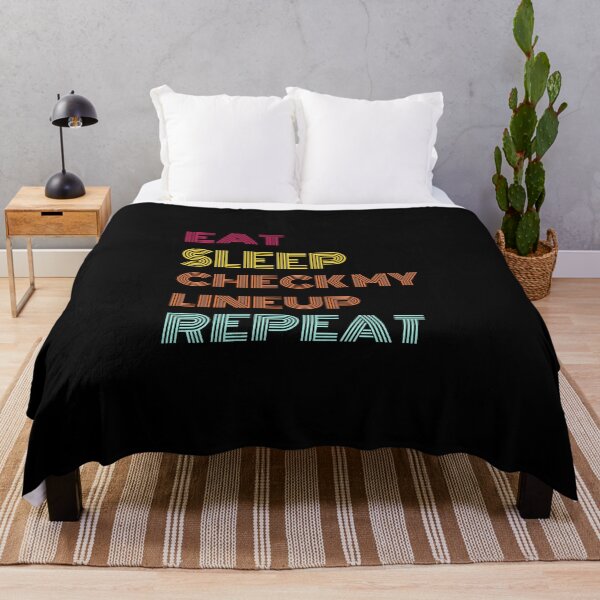 Item preview, Eat Sleep Check Line Up Repeat - Fantasy Football Routine designed and sold by GabrieSketcham.