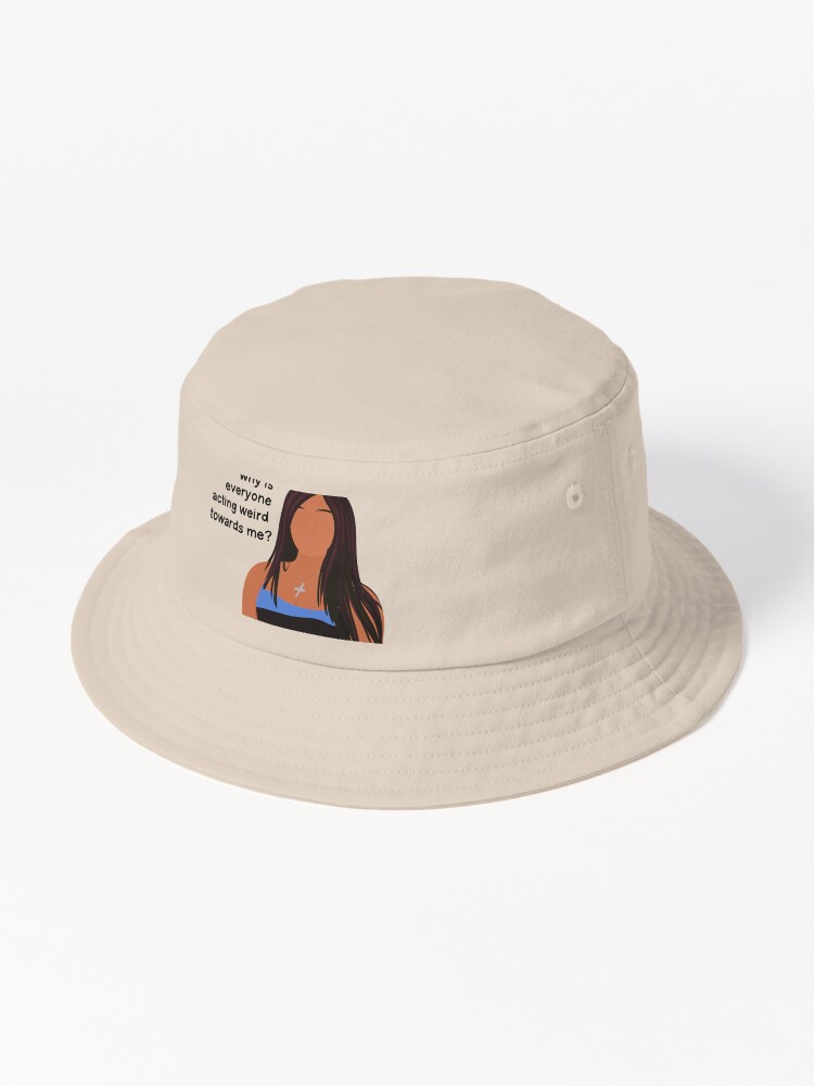 Thumbnail 1 von 6, Bucket Hat, Warum verhalten sich alle mir gegenüber komisch? designt und verkauft von bephanny.