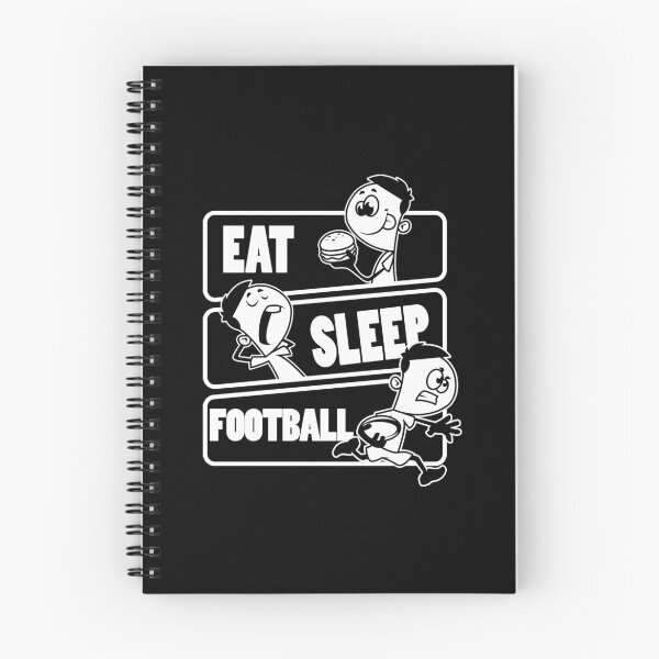 Item preview, Eat Sleep Football - American Foot Ballplayer Gift Design designed and sold by GabrieSketcham.