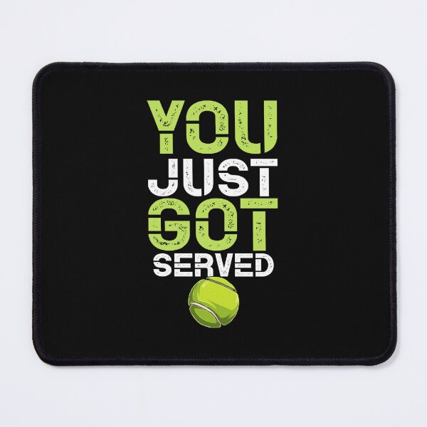 Item preview, Funny Tennis Coach Player You Just Got Served Distressed Style designed and sold by miaa-artistshop.