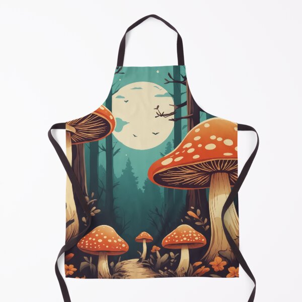 Item preview, Path to the Moon: A Mushroom Forest Night Circle designed and sold by REPTISLAV.
