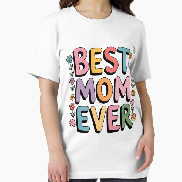 Vista previa del artículo con la obra «La mejor mamá del mundo | Un bonito regalo floral para el Día de la Madre», diseñado y vendido por LaurenCrest.