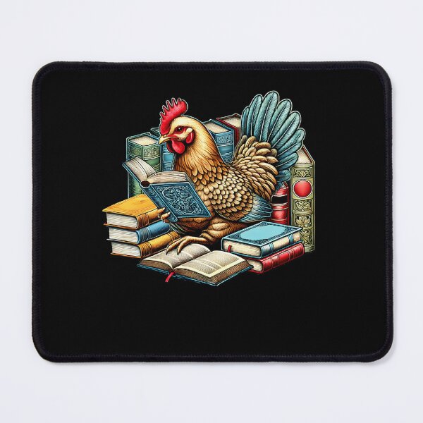 Item preview, Chicken Reading Book Reader Bookworm Chicken Lover designed and sold by Kimberley King Art King Art.