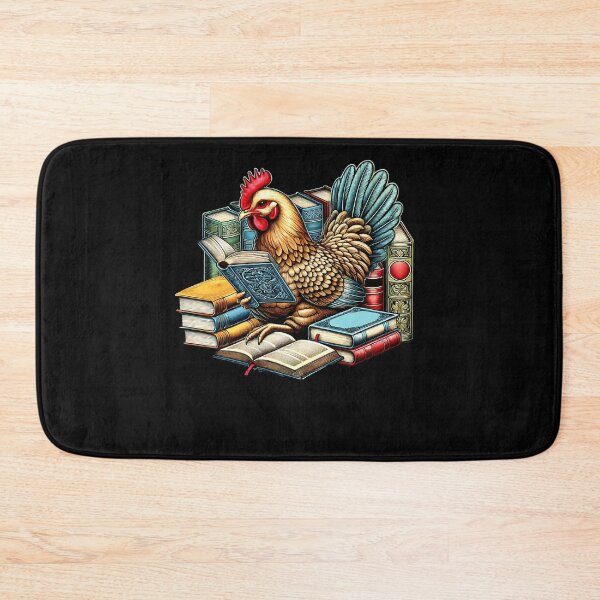 Item preview, Chicken Reading Book Reader Bookworm Chicken Lover designed and sold by Kimberley King Art  King Art.