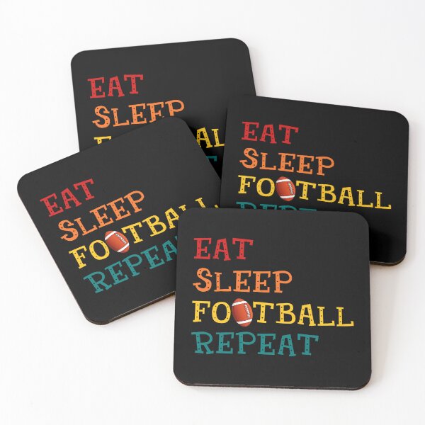 Item preview, Eat Sleep Football Repeat Football Lovers designed and sold by GabrieSketcham.