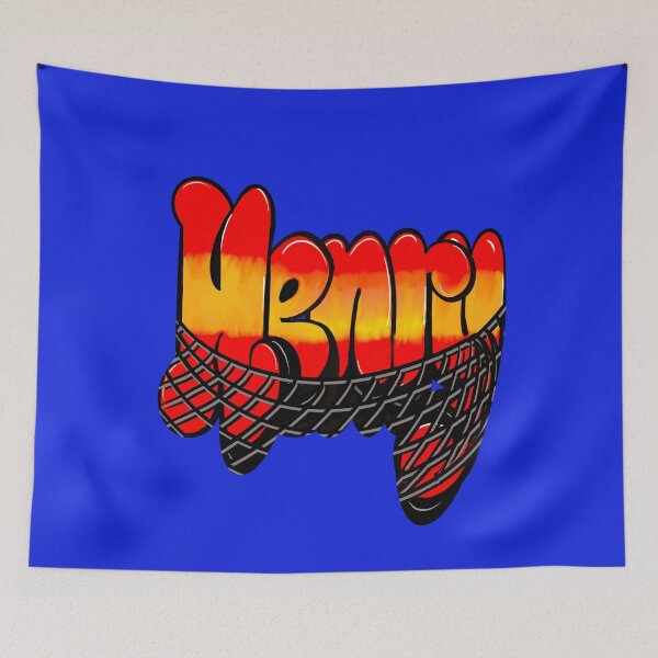 Item preview, Henry name in red with mesh web Top 10 best personalized gifts boys Henry designed and sold by Artonmytee.