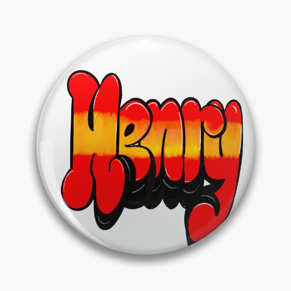 Item preview, Henry name in red Top 10 best personalized gifts boys Henry designed and sold by Artonmytee.