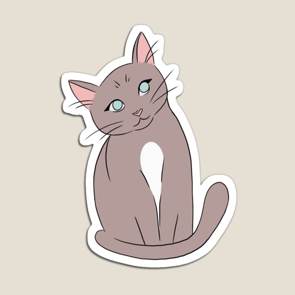 Item preview, Grey kitty designed and sold by Mackenzie's Arts.