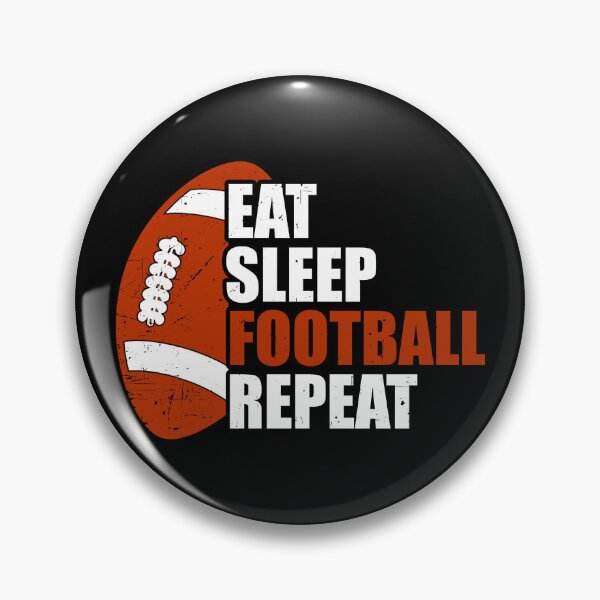 Item preview, Eat Sleep Football Repeat designed and sold by GabrieSketcham.