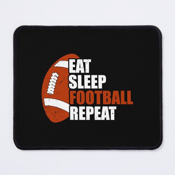 Item preview, Eat Sleep Football Repeat designed and sold by GabrieSketcham.