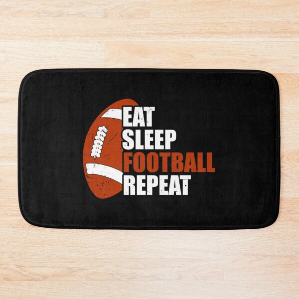 Item preview, Eat Sleep Football Repeat designed and sold by GabrieSketcham.