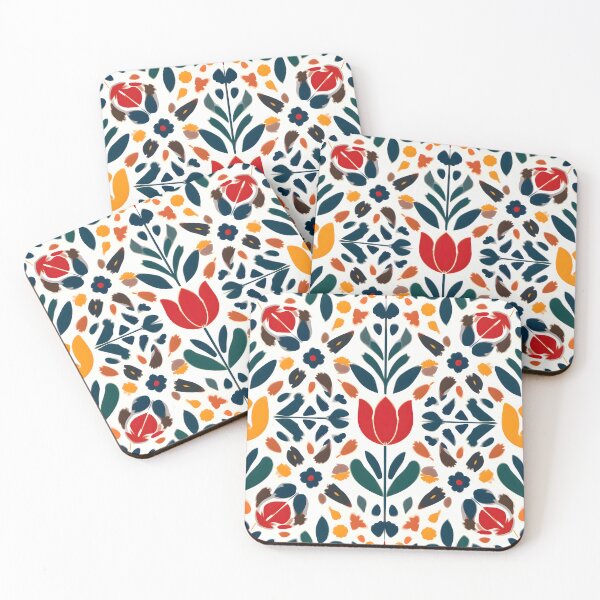Item preview, A Fresh Take on Nature, Botanical Aesthetic Flowers, Retro Colorful Designs, Vintage Floral Scandinavian Design designed and sold by Kintsugi99.