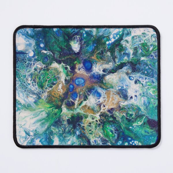 Item preview, Tranquil Blue Acrylic Pour designed and sold by VariARTyPrints.
