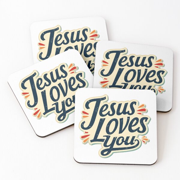 Item preview, Jesus Loves You - Retro Vintage Christian Faith designed and sold by haitrieuic96.